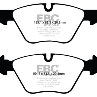 DPX2077 EBC Ultimax Front Pads Caliper-ATE BMW
