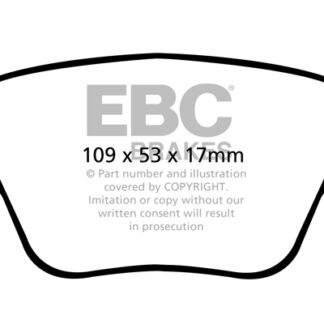 DPX2075 EBC Ultimax Rear Pads Caliper-Bosch AUDI