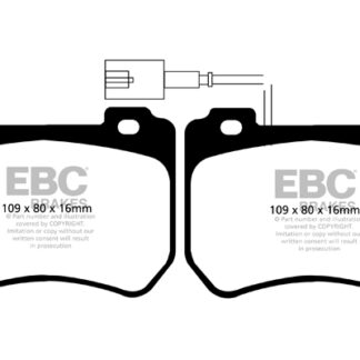 DPX2074 EBC Ultimax Front Pads Caliper-Brembo ALFA ROMEO