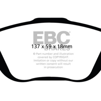 DPX2073 EBC Ultimax Front Pads Caliper-Bosch CITROEN