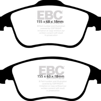 DPX2071 EBC Ultimax Front Pads Caliper-ATE RENAULT