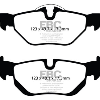 DPX2069 EBC Ultimax Rear Pads Caliper-ATE BMW