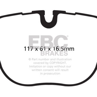 DPX2068 EBC Ultimax Rear Pads Caliper-NA LAND ROVER