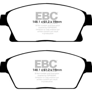 DPX2067 EBC Ultimax Front Pads Caliper-NA CHEVROLET