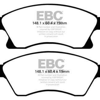 DPX2065 EBC Ultimax Front Pads Caliper-NA CHEVROLET