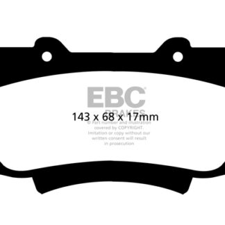 DPX2054 EBC Ultimax Front Pads Caliper-NA TOYOTA COMMERCIAL