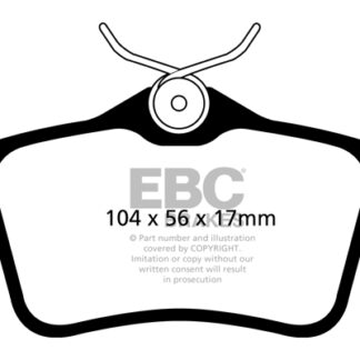 DPX2053 EBC Ultimax Rear Pads Caliper-NA CITROEN