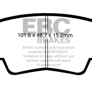 DPX2051 EBC Ultimax Rear Pads Caliper-NA TOYOTA