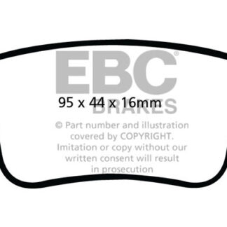 DPX2034 EBC Ultimax Rear Pads Caliper-TRW MERCEDES-BENZ
