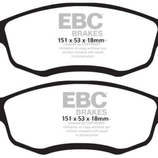 DPX2032 EBC Ultimax Front Pads Caliper-ATE DACIA