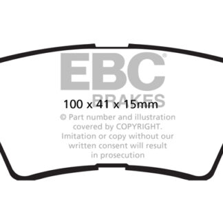DPX2031 EBC Ultimax Rear Pads Caliper-NA HYUNDAI