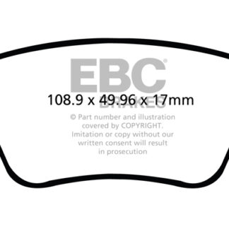 DPX2027 EBC Ultimax Rear Pads Caliper-NA TOYOTA