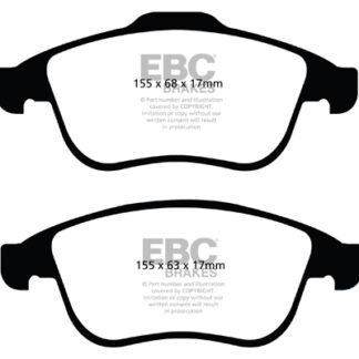 DPX2024 EBC Ultimax Front Pads Caliper-ATE RENAULT