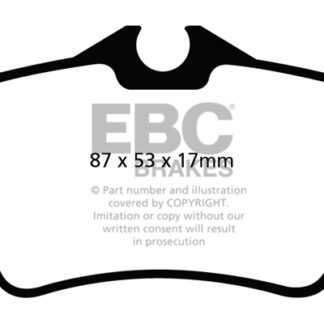 DPX2017 EBC Ultimax Rear Pads Caliper-NA CITROEN