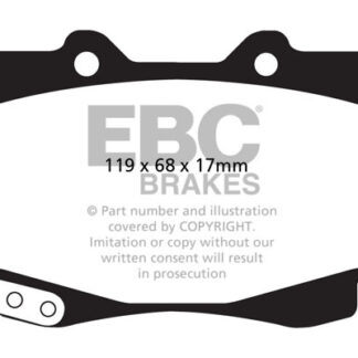 DPX2005 EBC Ultimax Front Pads Caliper-NA TOYOTA COMMERCIAL