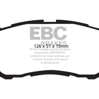 EBC Ultimax Brake Pads Front Suzuki Swift Sport ZC32S ZC33S