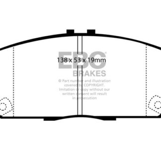 DP975 EBC Ultimax Front Pads Caliper-Akebono HONDA