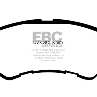 DP973 EBC Ultimax Front Pads Caliper-Akebono HOLDEN (Australia and New Zealand)