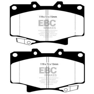 DP992 EBC Ultimax Front Pads Caliper-NA TOYOTA