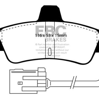 DP965 EBC Ultimax Rear Pads Caliper-Bendix FORD