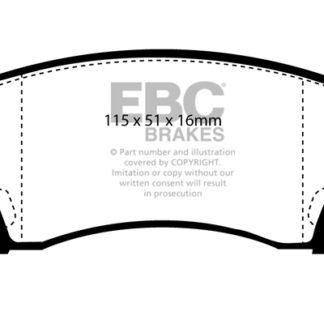 DP988 EBC Ultimax Front Pads Caliper-NA NISSAN