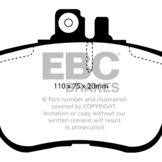 DP962 EBC Ultimax Front Pads Caliper-Girling/TRW MERCEDES-BENZ