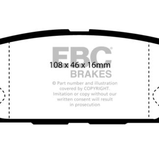 DP987 EBC Ultimax Rear Pads Caliper-NA MITSUBISHI
