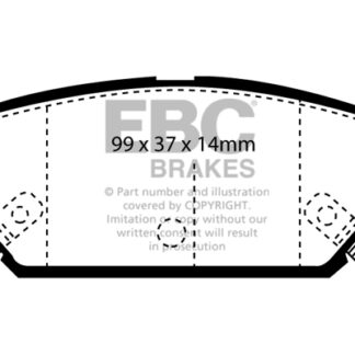 DP986 EBC Ultimax Rear Pads Caliper-NA MITSUBISHI