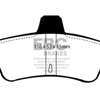 DP960 EBC Ultimax Rear Pads Caliper-Bendix FORD