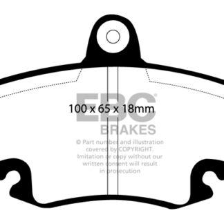 DP959 EBC Ultimax Front Pads Caliper-TRW DACIA