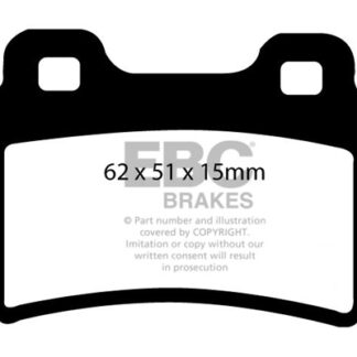 DP953 EBC Ultimax Rear Pads Caliper-NA FORD