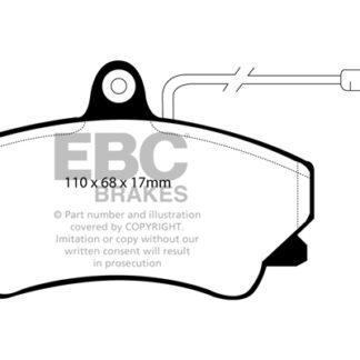 DP952 EBC Ultimax Front Pads Caliper-Girling/TRW RENAULT