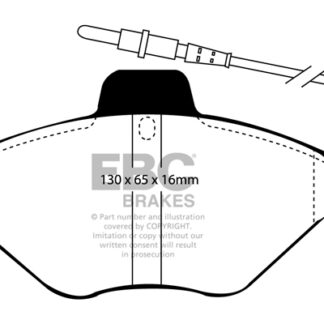 DP943 EBC Ultimax Front Pads Caliper-Bendix CITROEN