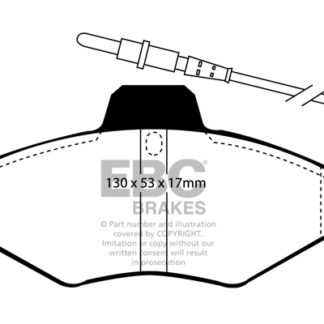 DP942 EBC Ultimax Front Pads Caliper-Bendix CITROEN