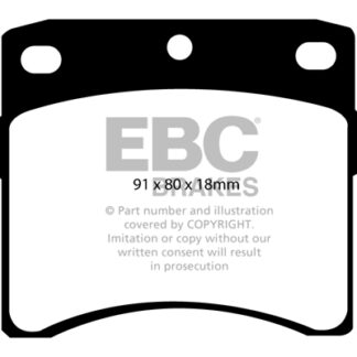 DP939 EBC Ultimax Front Pads Caliper-NA VOLKSWAGEN