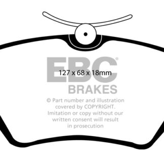 DP937 EBC Ultimax Front Pads Caliper-Girling/TRW OPEL