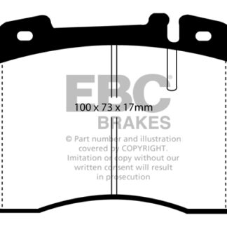 DP927 EBC Ultimax Front Pads Caliper-ATE MERCEDES-BENZ