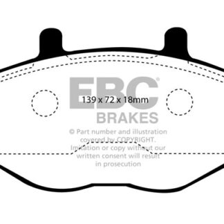 DP920 EBC Ultimax Front Pads Caliper-Bendix FORD COMMERCIAL