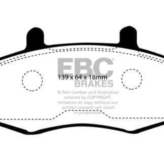 DP918 EBC Ultimax Front Pads Caliper-Bendix FORD COMMERCIAL