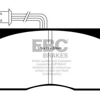 DP900 EBC Ultimax Front Pads Caliper-NA FORD COMMERCIAL
