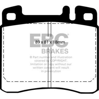 DP888 EBC Ultimax Front Pads Caliper-NA MERCEDES-BENZ