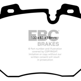 DP886 EBC Ultimax Front Pads Caliper-ATE BMW
