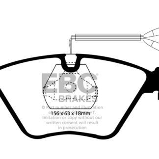 DP881 EBC Ultimax Front Pads Caliper-ATE CITROEN