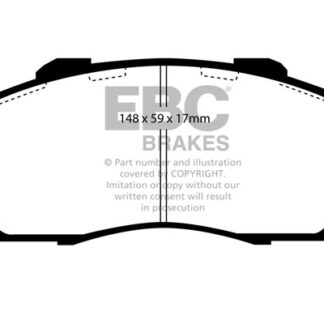 DP872 EBC Ultimax Front Pads Caliper-Akebono HONDA