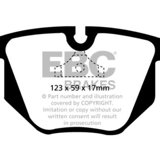 DP871 EBC Ultimax Rear Pads Caliper-ATE BMW