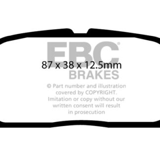 DP852 EBC Ultimax Rear Pads Caliper-NA TOYOTA