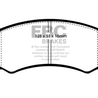 DP839 EBC Ultimax Front Pads Caliper-Akebono NISSAN