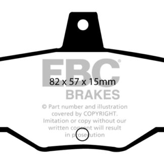 DP834 EBC Ultimax Rear Pads Caliper-Girling/TRW NISSAN