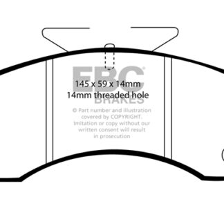 DP832 EBC Ultimax Front Pads Caliper-NA MERCEDES-BENZ