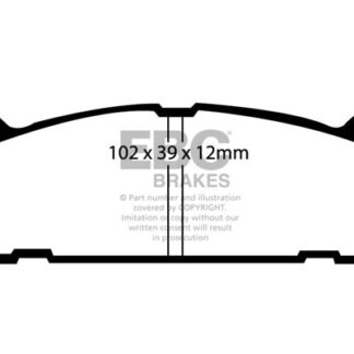 DP828 EBC Ultimax Rear Pads Caliper-Akebono DAIHATSU